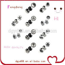 Body piercing bijoux plus récent en gros personnalisé boucles d&#39;oreilles boucles d&#39;oreilles logo boucles d&#39;oreilles